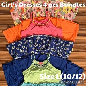 Girls Clothes 4 Piece Bundle Zunie Dresses Size L(10/12)